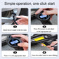 Handheld digital tire inflator with LED screen and controls for one-click operation