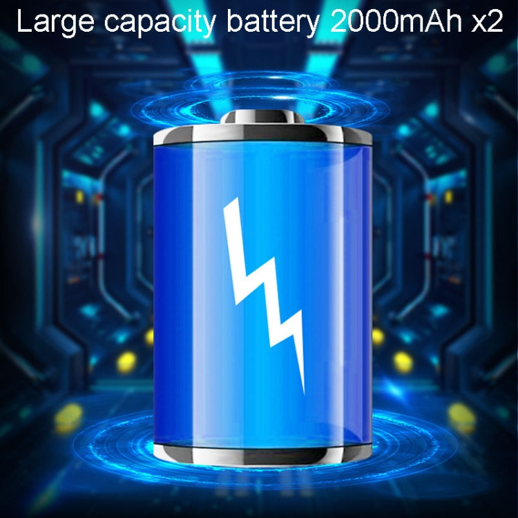 Battery pack graphic with lightning icon for portable car tire inflator