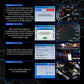 KONNWEI KW330 OBD2 code reader with multiple diagnostic function screens