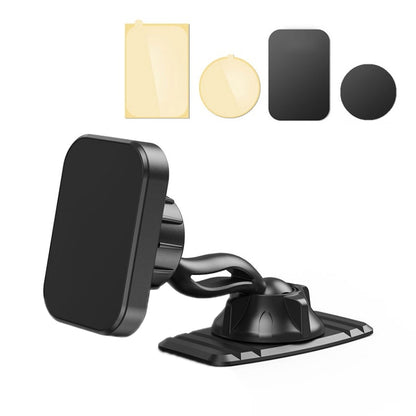 Black double-headed 360 car magnetic phone holder with vent mount and base