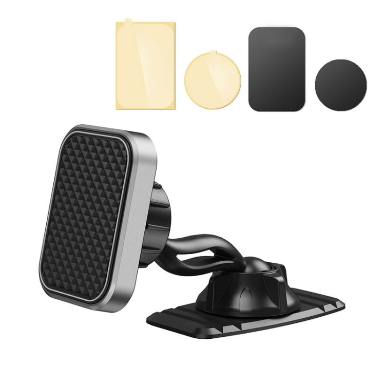 Black double-headed 360 car magnetic phone holder with vent mount and base