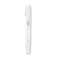White alcohol spray touchless pen with clear barrel and blue interior insert