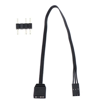 3-pin adapter cable with controller connector and black wiring