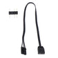 3-pin adapter cable with black controller plug and 3-pin connector end