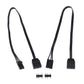 Adapter cable with multiple black connector ends for controller synchronization
