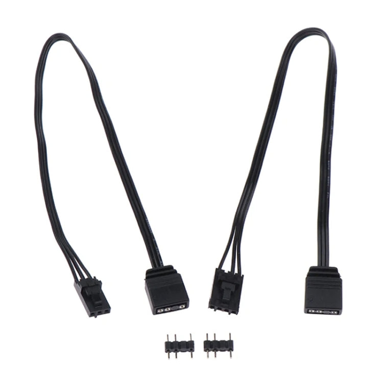 Adapter cable with multiple black connector ends for controller synchronization