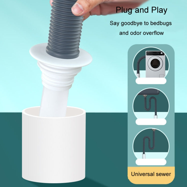 White universal sewer seal plug with ribbed neck and removable flat cap