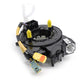 Steering clock spring coil module with wiring plugs and connector housing