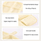 Cream sectioned side dish tray with non-slip base and anti-cling design