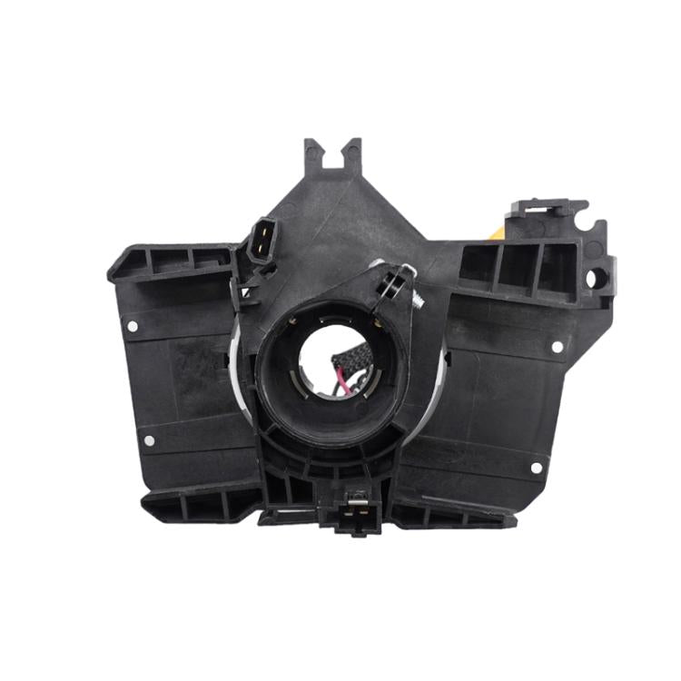 Black steering wheel clock spring coil module with circular contact and terminals