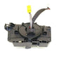 Clock spring coil assembly with yellow connector block and braided ribbon