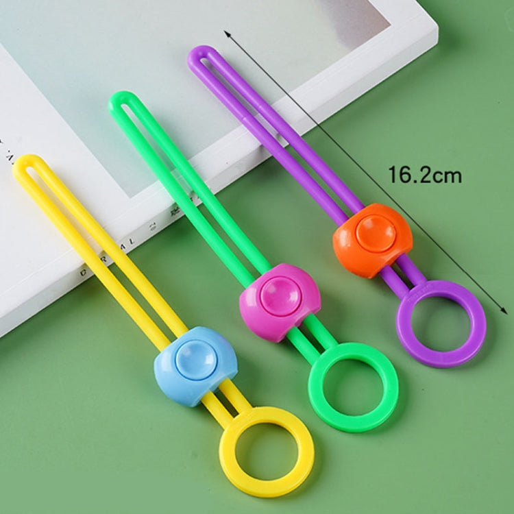 Five sealing tape clips in yellow, green, purple, and orange colors