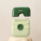 Green 2-in-1 hair clipper comb with protective cover and comb teeth