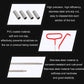 Stainless steel and PVC-coated wedge pump kit parts with anti-scratch red handle