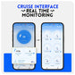 FNIRSI Bluetooth OBD2 code reader with phone screens for real-time cruise monitoring