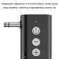 Bluetooth car audio receiver/transmitter front panel with power and volume buttons