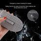 Gray foldable car foot pedal with safety hammer tip for emergency window breaking