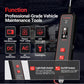 Mini vehicle maintenance oscilloscope tester with LCD screen, red buttons, LED icons