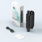 Car seat back fan set with black and boxed unit plus power cable and manual