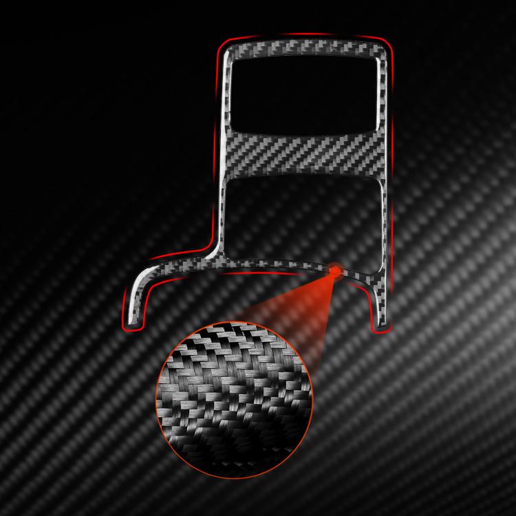 Red carbon-fiber cigarette lighter decorative sticker with textured detail view.