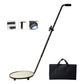 Extendable convex inspection mirror set with round mirror head, rod, and storage bag