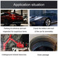 Vehicle inspection with extendable convex mirror for checking undercarriage and passages