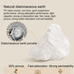 Porous white diatomaceous earth mineral sample for moisture absorption