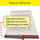 Transparent car decal sheet showing 'FAKE TAXI' label sticker and adhesive info