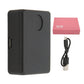 Black anti-theft locator sensor with side port and included USB cable
