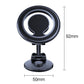 Black magnetic car phone holder with 50mm base and 92mm rotating disc