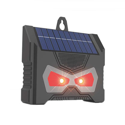 Solar ultrasonic mouse repeller with blue solar panel and red LED flash lights