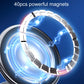 Black steering wheel phone holder with magnet ring for strong magnetic grip