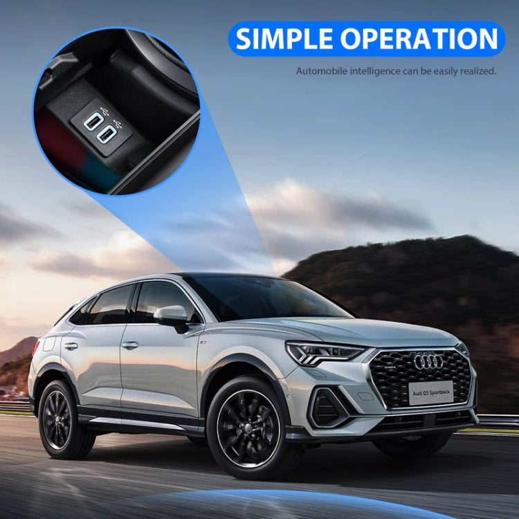 CarPlay adapter plug-in connector accessory for car dashboard