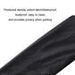 Black waterproof Oxford cloth license plate cover with textured fabric