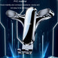 Chrome gravity car phone holder for air vents with black center cradle