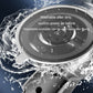 Reusable suction base for car phone holder, round gray pad with water droplets