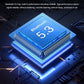 Abstract Bluetooth chip module graphic on motherboard-style circuit board