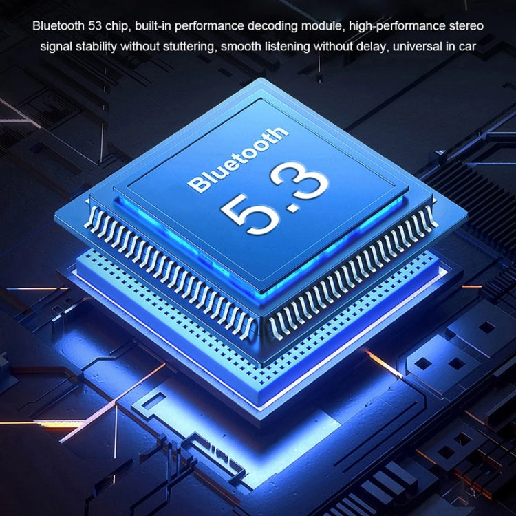 Abstract Bluetooth chip module graphic on motherboard-style circuit board