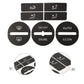 AC control button repair patch layout with ON/OFF, DUAL, AUTO and ECON circular buttons