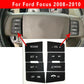 Steering wheel control button repair patch installed on steering wheel