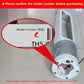 Remote control shown with highlighted fan base label area