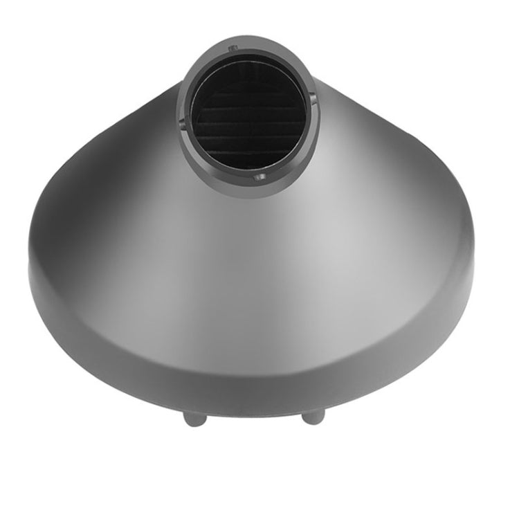 Gray hair diffuser front opening with vented chamber and prongs