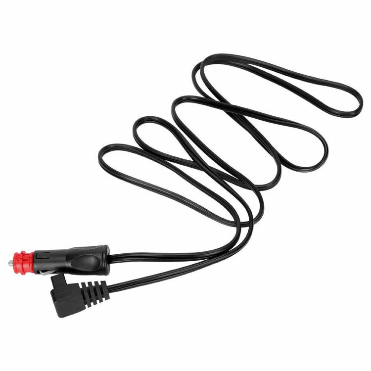 Car mini refrigerator power cord with cigarette-lighter plug and black cable.
