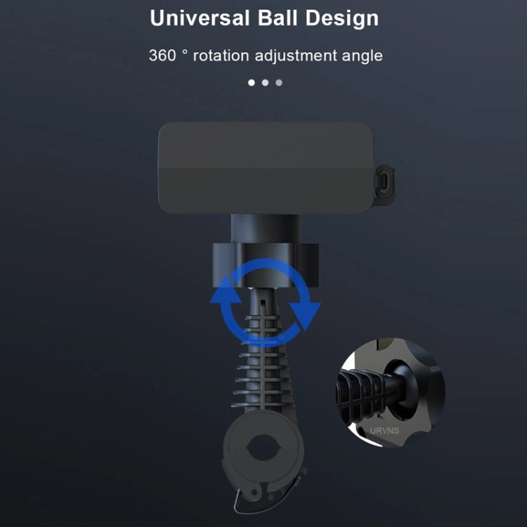 Universal ball-mount retractable car charger with rotatable clamp and plug