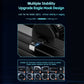 Black car vent charger with silver eagle hook mount for firm stability