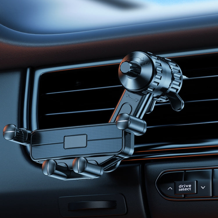 Car air vent phone holder clamp with cradle bracket for navigation phone