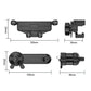 Car air vent phone holder dimensions sheet with clamp mount and telescopic arm