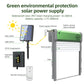 Solar automatic chicken coop door system diagram with solar panel, remote, and control box