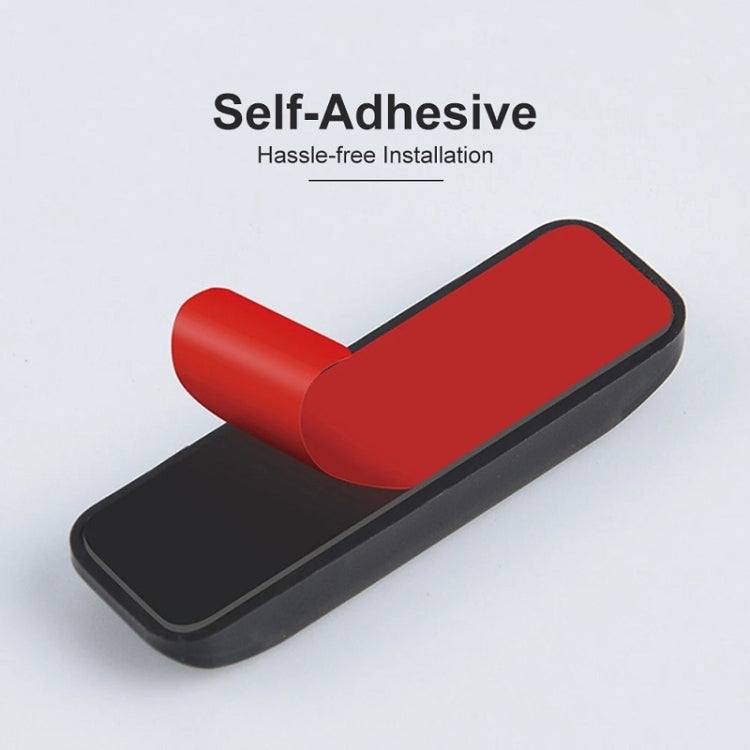 Compact solar warning light with red lens cover and black base