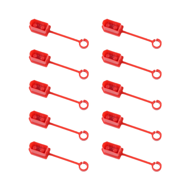 XT60 plug protective covers, red set with loop dust caps and anti-oxidation fit